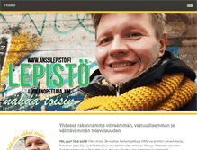 Tablet Screenshot of anssilepisto.fi